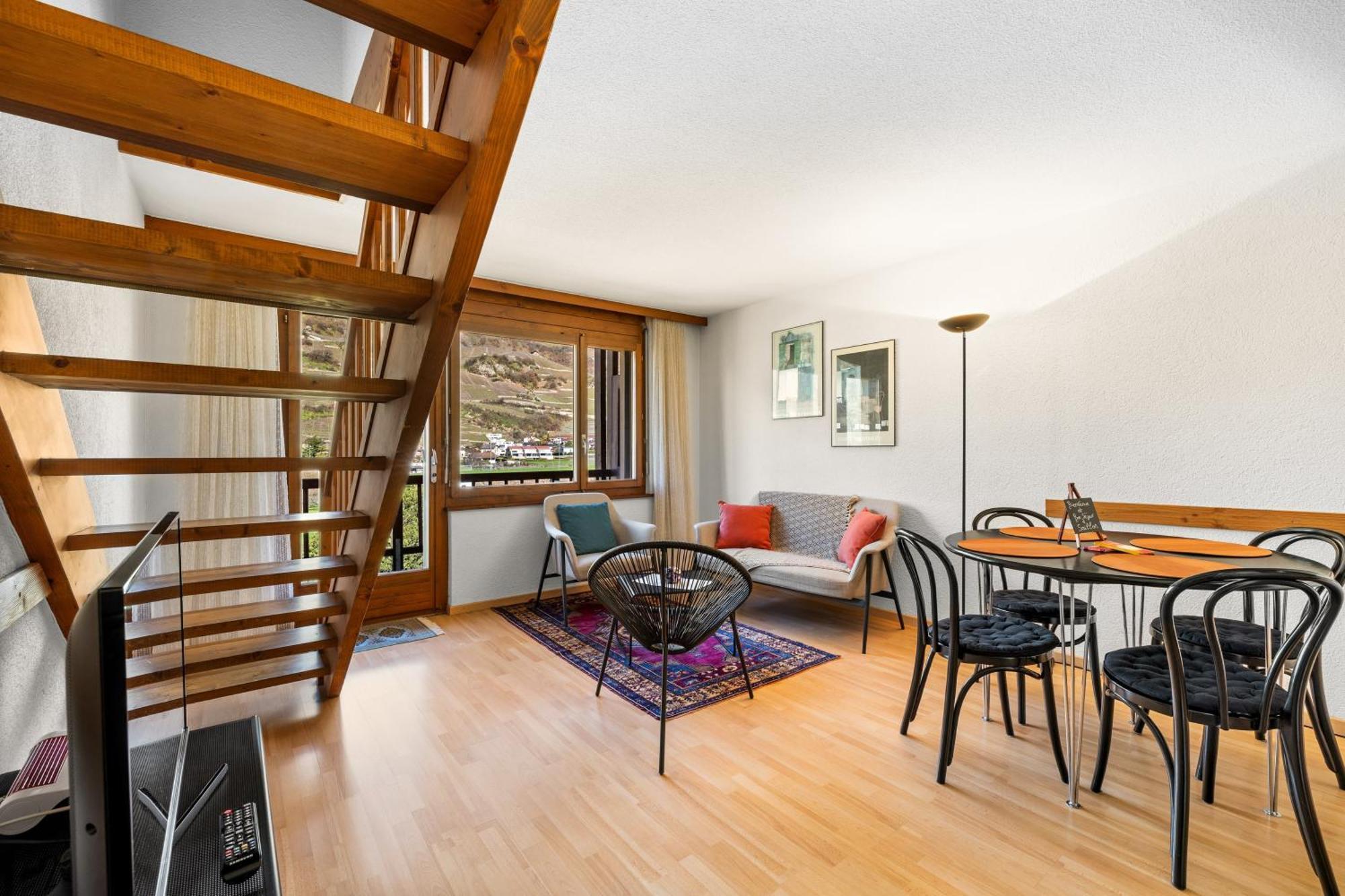 Duplex Cosy Aux Bains De Saillon Lejlighed Eksteriør billede